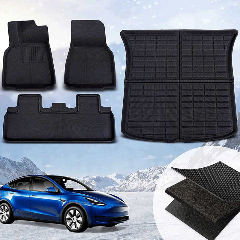 All-Weather Vloermatten — Tesla Model Y — afbeelding 1