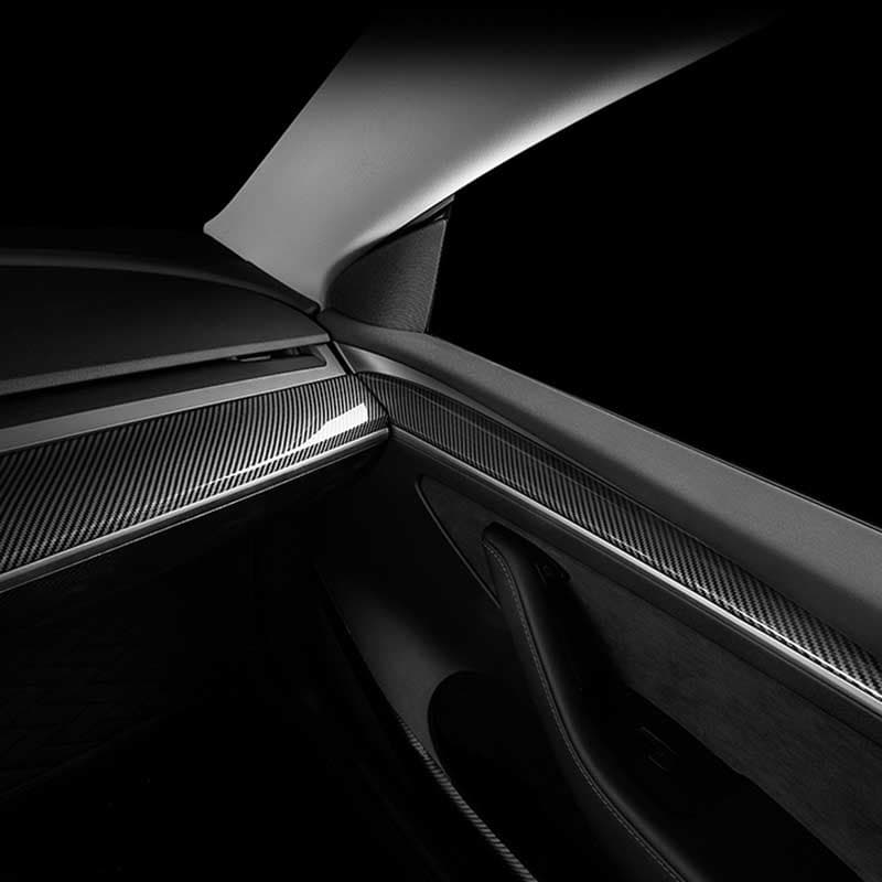 Carbon-look accessoire — Tesla Model 3 & Model Y — afbeelding 1