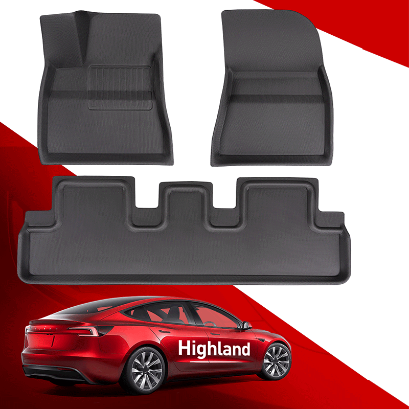 All-Weather Vloermatten — Tesla Model 3 Highland — afbeelding 1