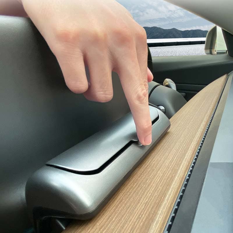 Zonnebrilhouder — Tesla Model 3