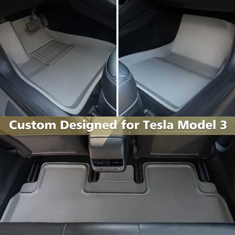 All-Weather Vloermatten — Tesla Model 3 Highland & Model 3