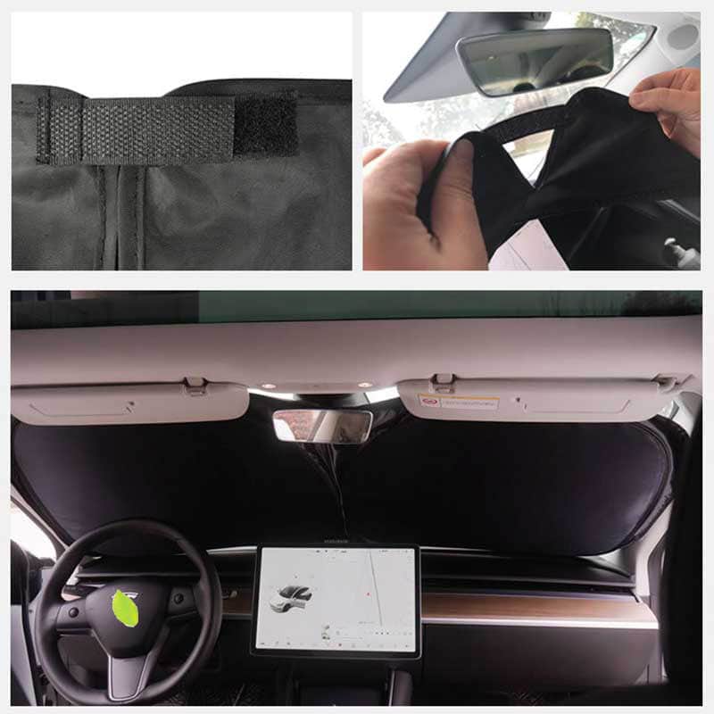 Voorruit-zonnescherm — Tesla Model Y Juniper & Model Y
