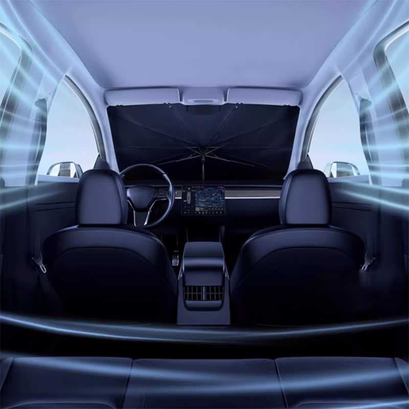 Voorruit-zonnescherm — Tesla Model 3 & Model Y — afbeelding 1