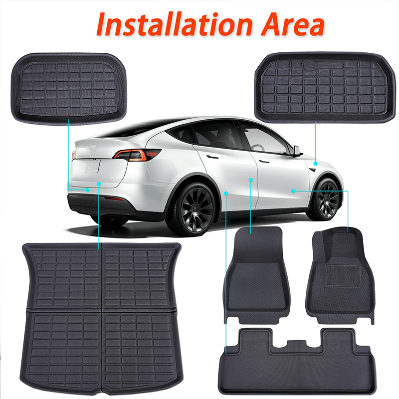 Vloermatten — Tesla Model Y