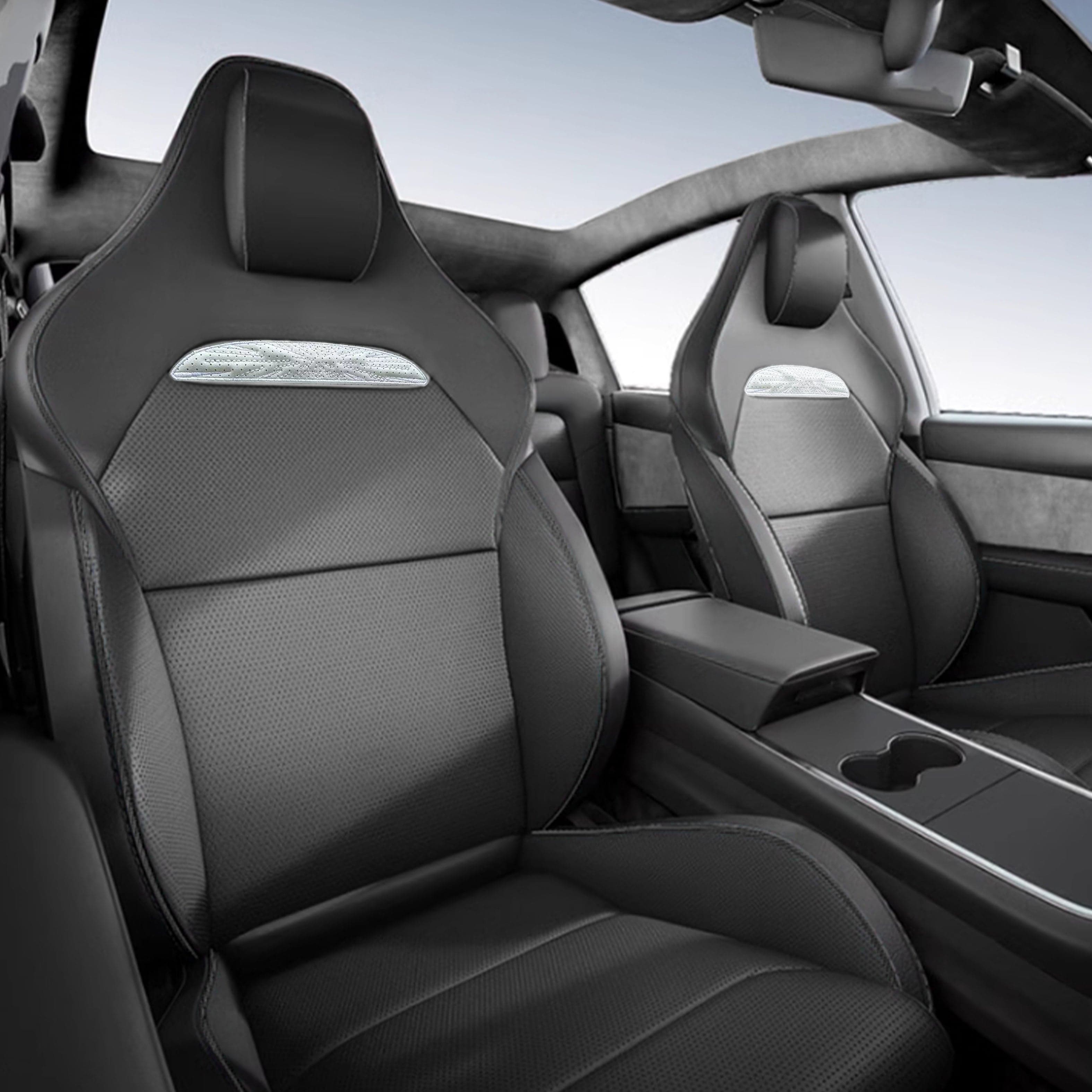 Leren stoelhoezen — Tesla Model 3 Highland — afbeelding 1