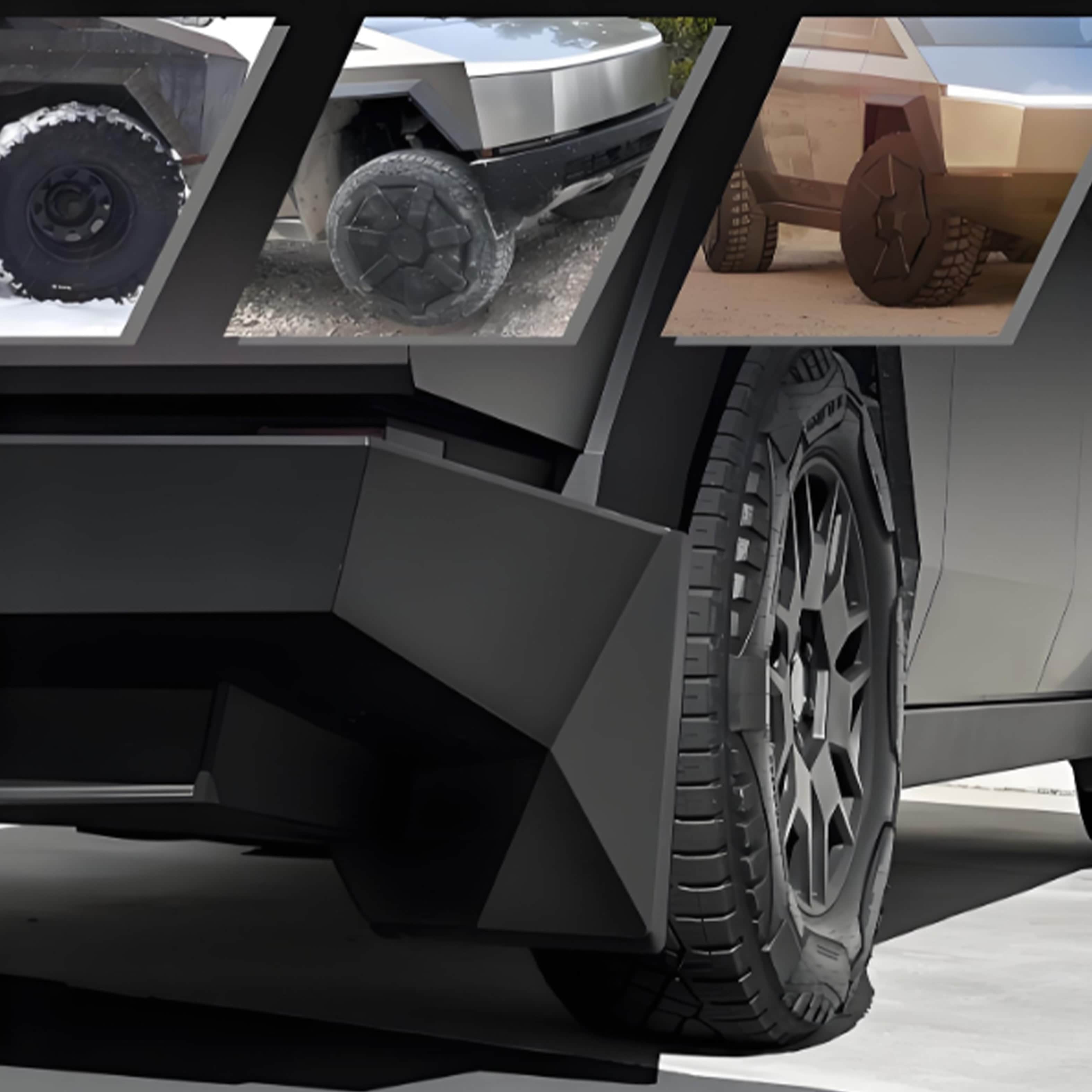 Spatlappen — Tesla Cybertruck