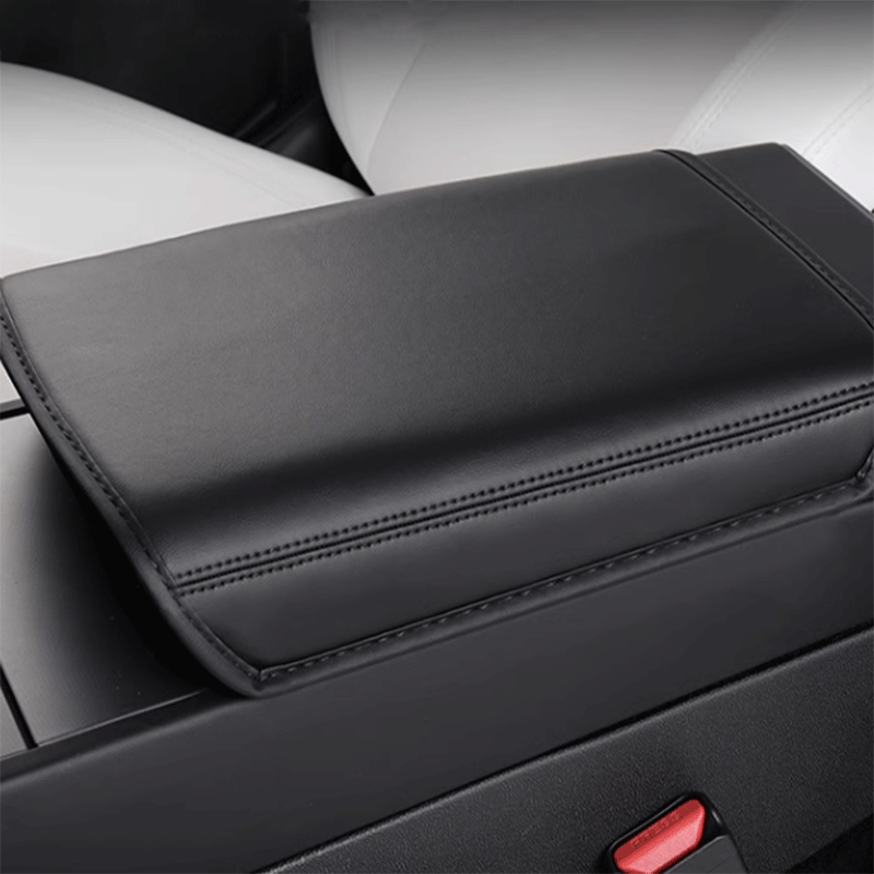 Leren armsteunhoes — Tesla Model 3 & Model Y — afbeelding 1