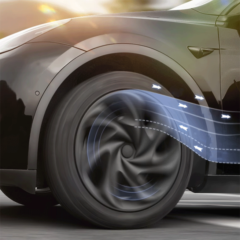 Wieldoppen 4-delig — Tesla Model Y
