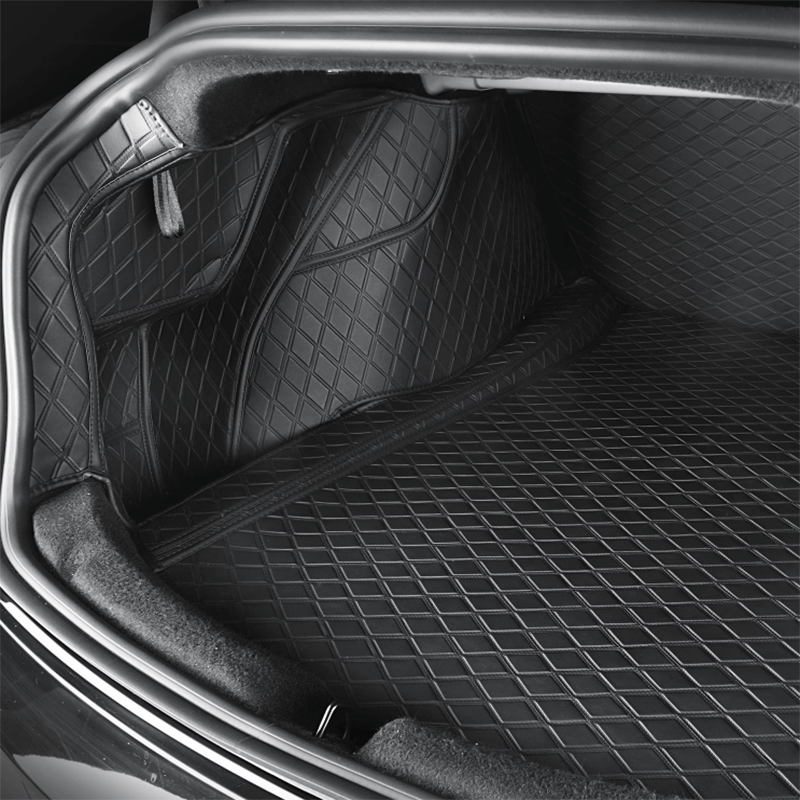 Leren kofferbakmat — Tesla Model 3 Highland