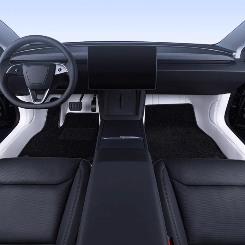 Leren vloermatten — Tesla Model 3 Highland