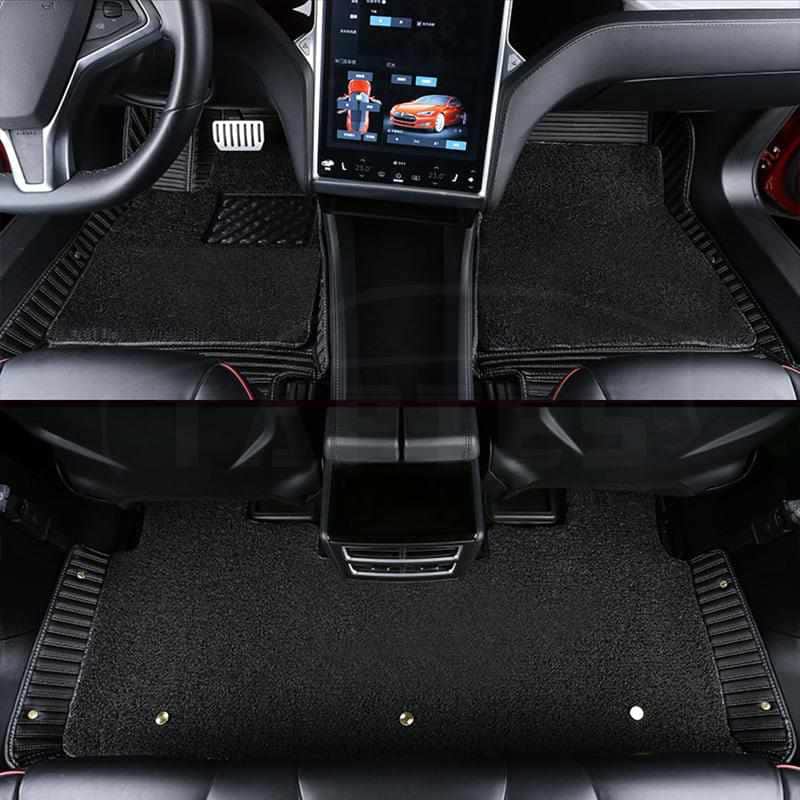 Zwarte vloermatten — Tesla Model X
