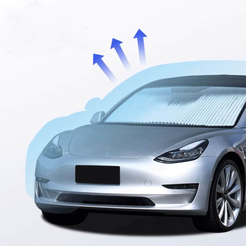 Zonnescherm — Tesla Model 3