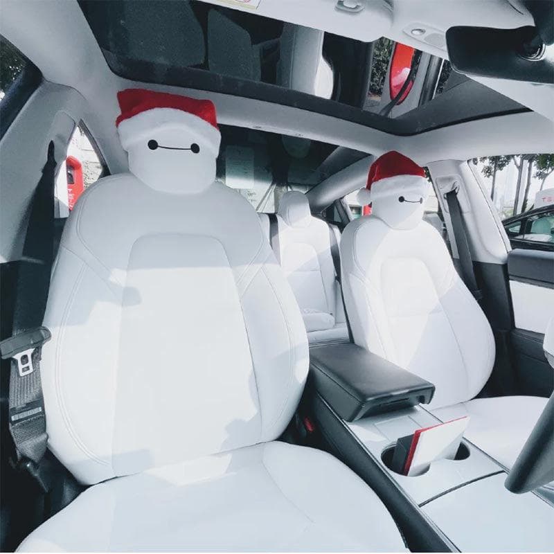 Rode hoofdsteunkussen — Tesla Model 3 & Model Y e.a. — afbeelding 1