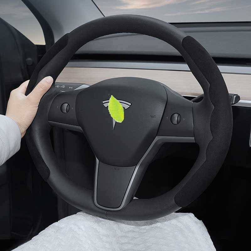 Alcantara stuurhoes — Tesla Model 3 & Model Y — afbeelding 1