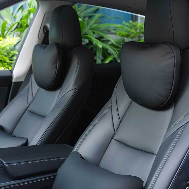 Suède hoofdsteunkussen — Tesla Model 3 & Model Y