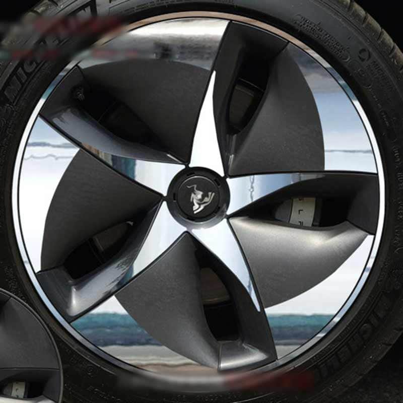 Wieldoppen 4-delig — Tesla Model 3