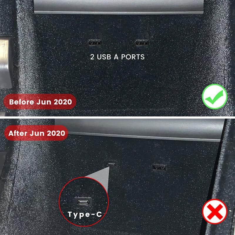 USB-hub — Tesla Model 3