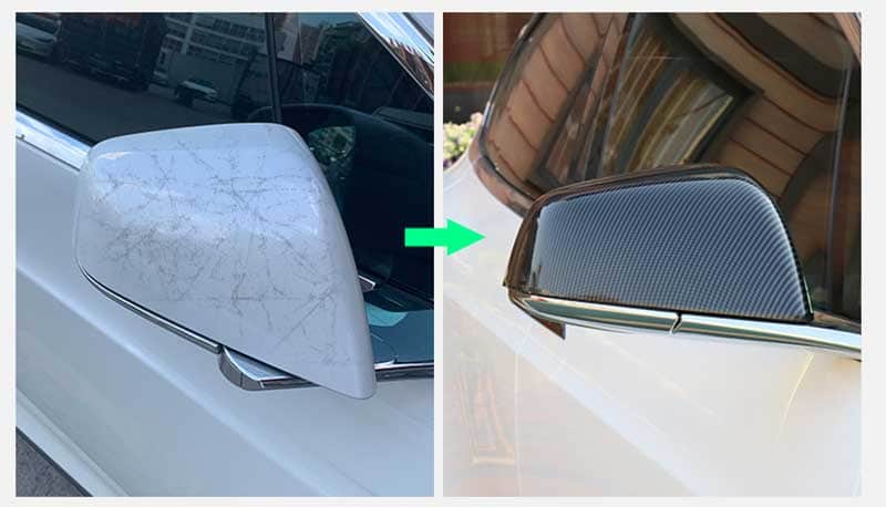 Carbon-look accessoire — Tesla Model X